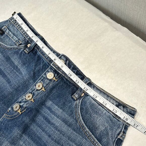 KanCan Button Front Distressed Denim Shorts Cut offs Sz 9/28 Stretch - Picture 5 of 7